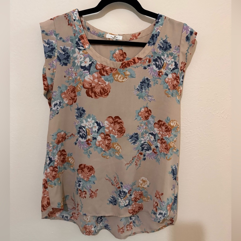 Pleione Floral Print Women's Top